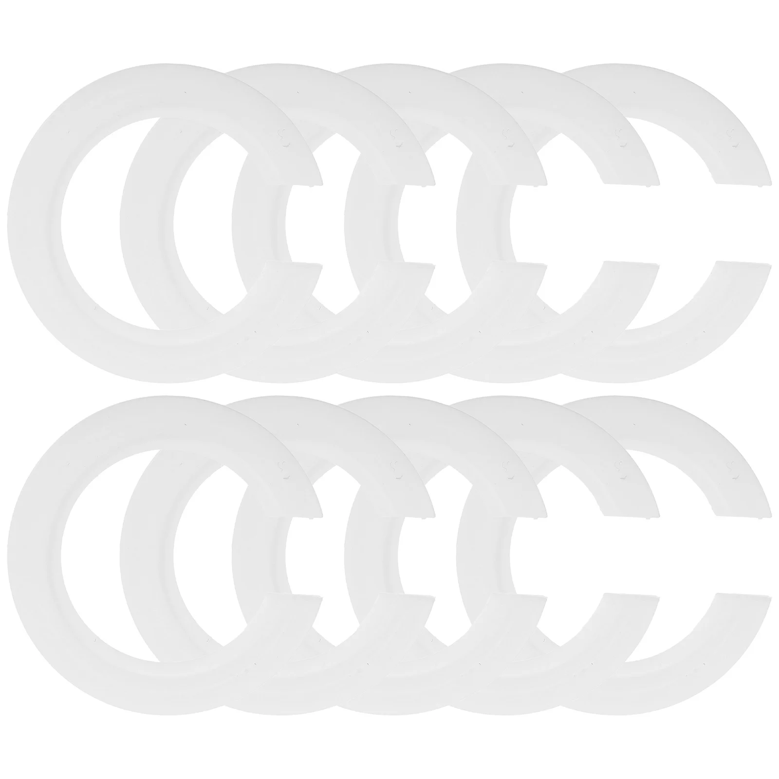 

10Pcs E27 to E14 Adapter Rings Plastic Lamp Socket Converter Lamp Shade Holder Long Lasting Light Fixture Parts