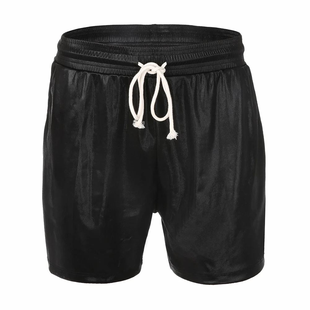 

Casual Beach Shorts Elastic Waist Shorts Casual Dressing Drawstring Shiny Shorts Beach Shorts 80 Polyester 20 Spandex