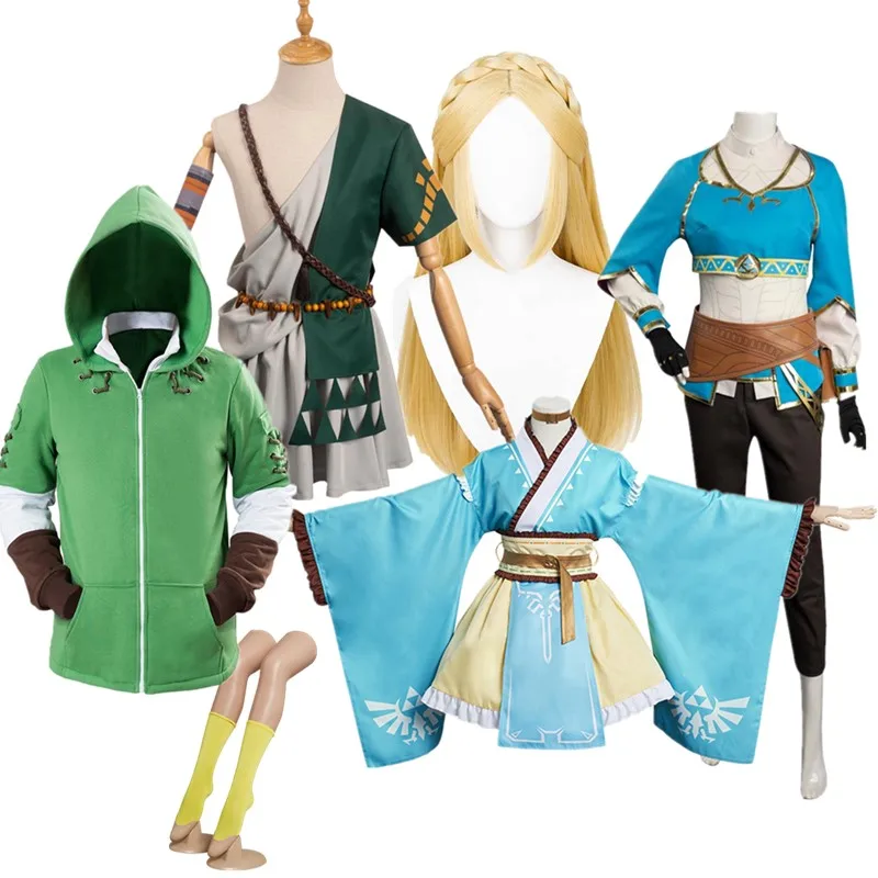 

Костюм для косплея с мультяшным звеном «Дыхание дикой принцессы», фэнтези, женское кимоно Лолиты, платье, наряды, карнавальный костюм на Хэллоуин