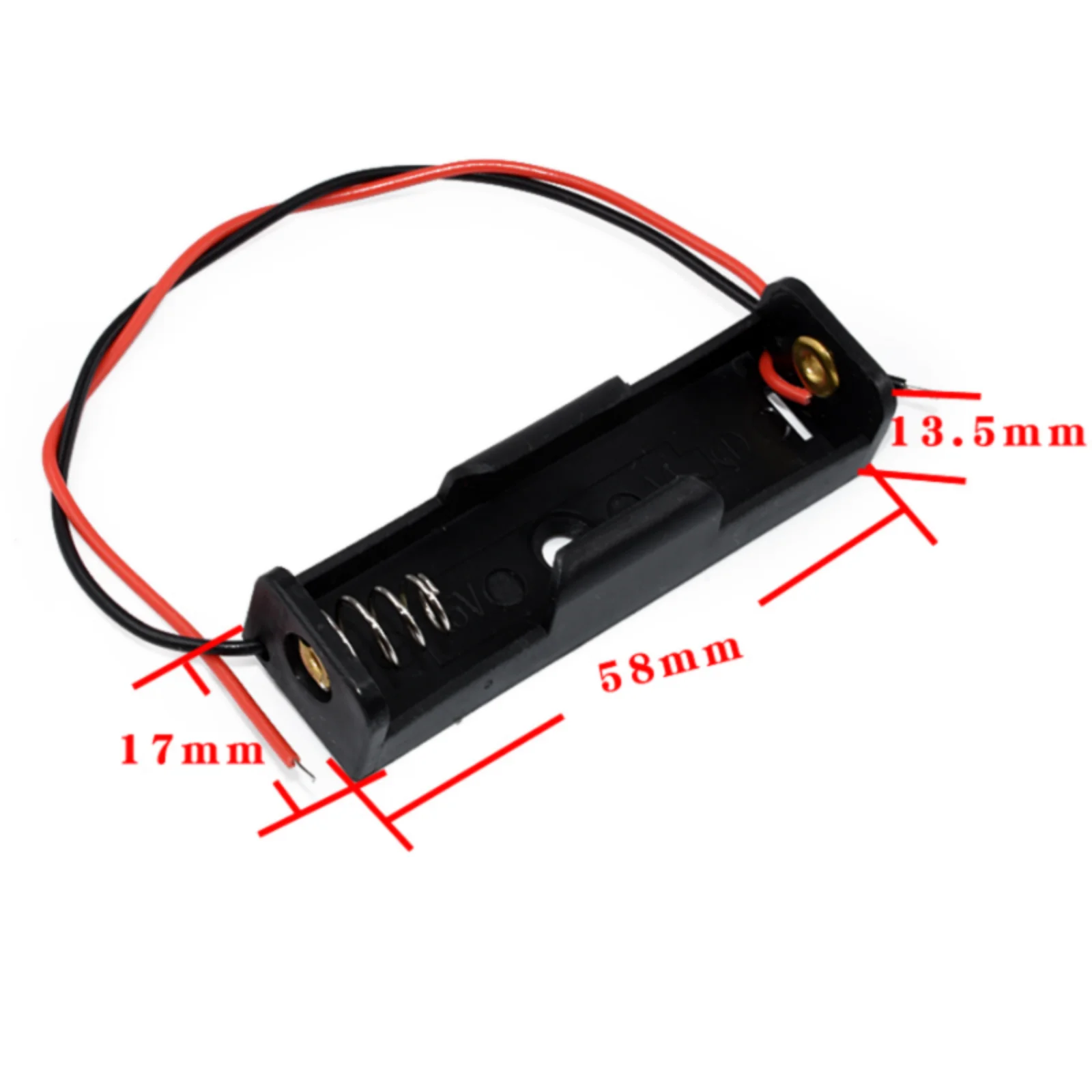 US Stock 10pcs Battery Holder Box Case w/Wire 1 X AA 1.5V DIY manual toy