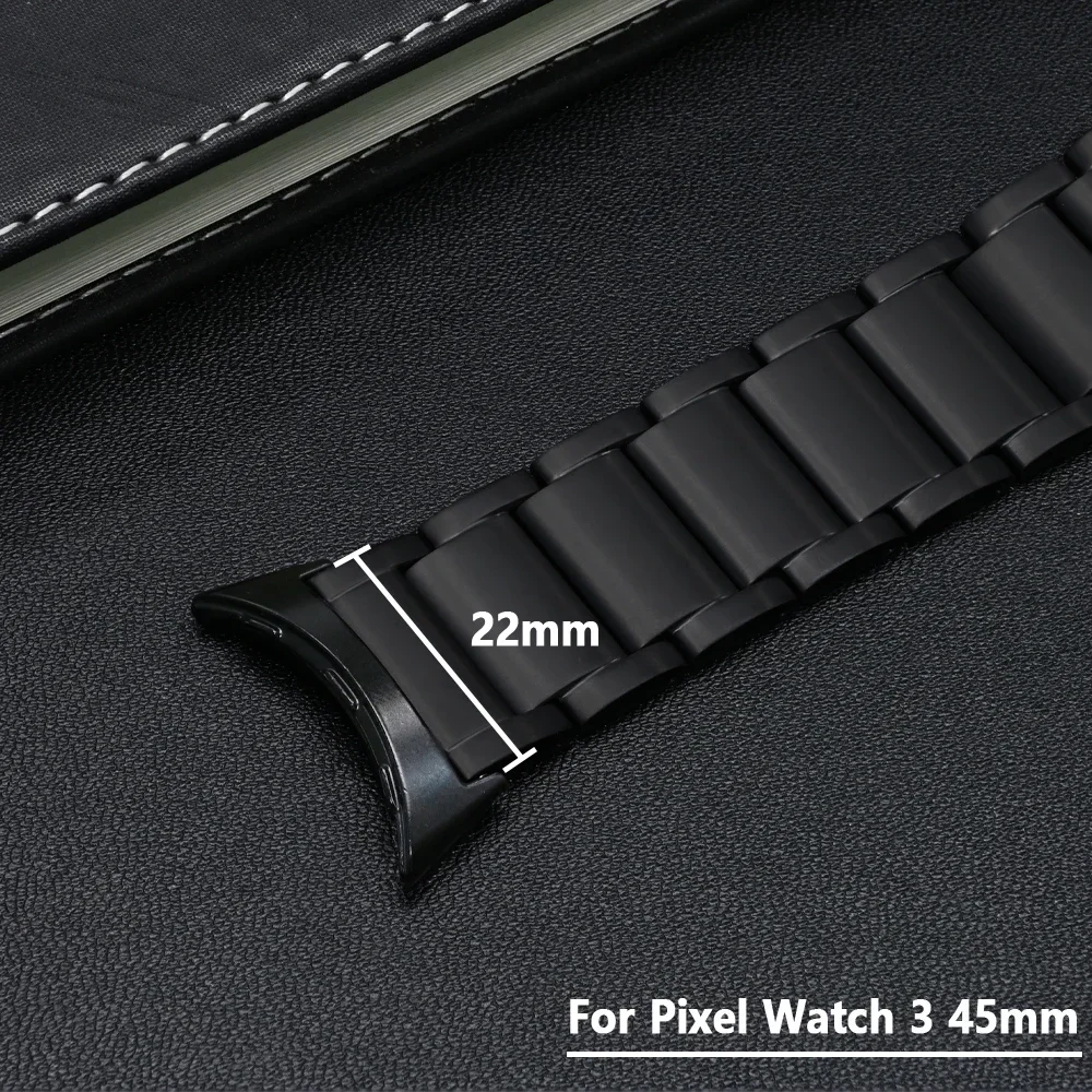 Cinturino in titanio per Google Pixel Watch 3 41mm 45mm Bracciale con cinturino Accessori sostituiti per cinturino Google Pixel Watch 1/2 41mm