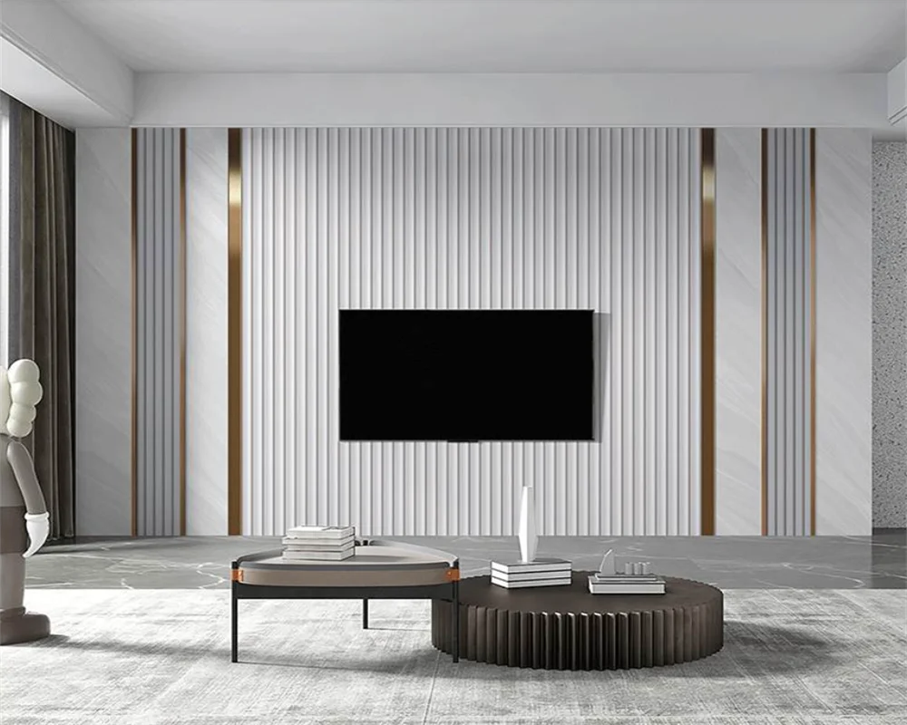 

beibehang papel de parede Custom modern new bedroom living room decoration painting geometric lines background wallpaper