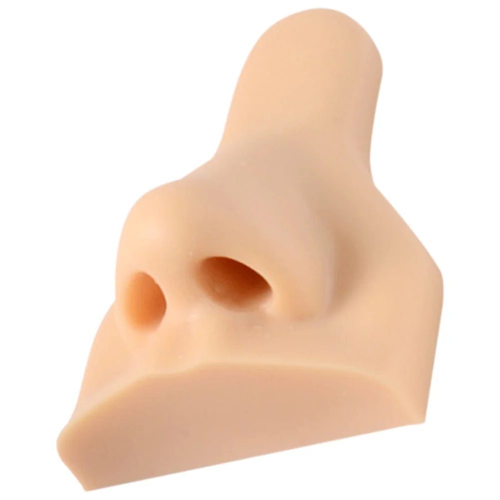 

Piercing Practice Silicone Prosthetic Nose Facial Tools Body Part for Display Halloween Ring Fake Child Mannequin