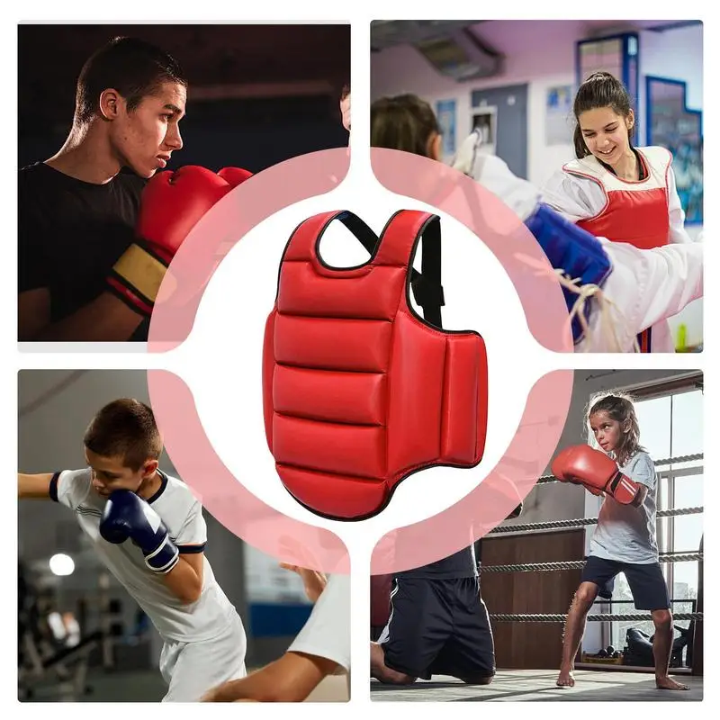 Uniform for Taekwondo adjustable protective pad double-sided thickened armor adult youth taekwondo training competition vest
