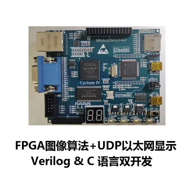 FPGA development board stm32f407 development board Ethernet mirroring algorithm
