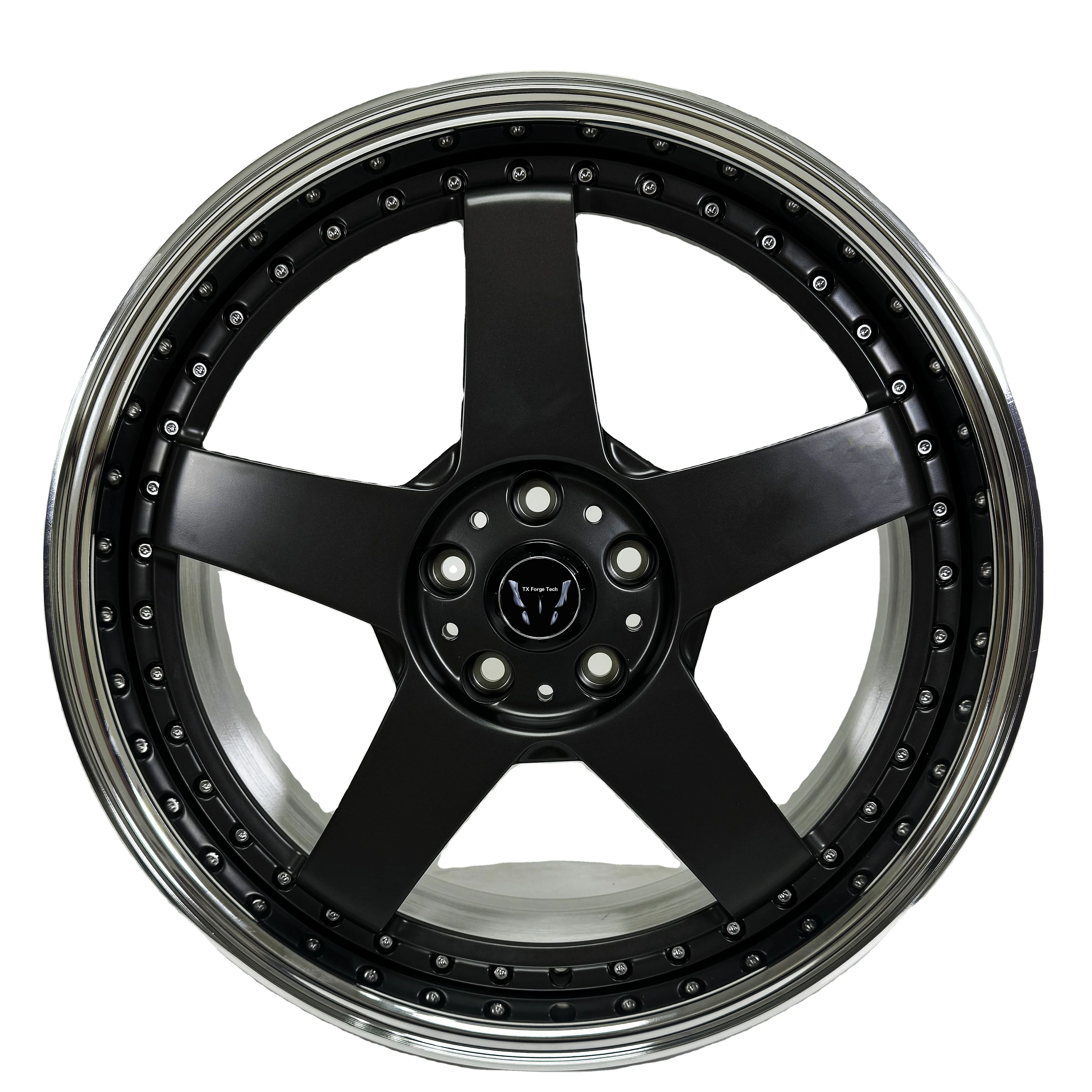 

Customized Lightweight New D5243 Forged Aluminum Alloy Wheels 5x108 Beadlock Rims Bronze Finish 30mm ET and 100mm PCD 20mm ET