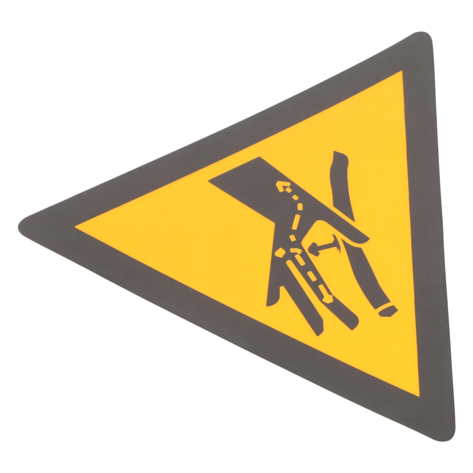 

Warning Sign Caution Danger Decal Applique Hand Pinch Safety Sticker Stickers Synthetic Paper for Signs Work