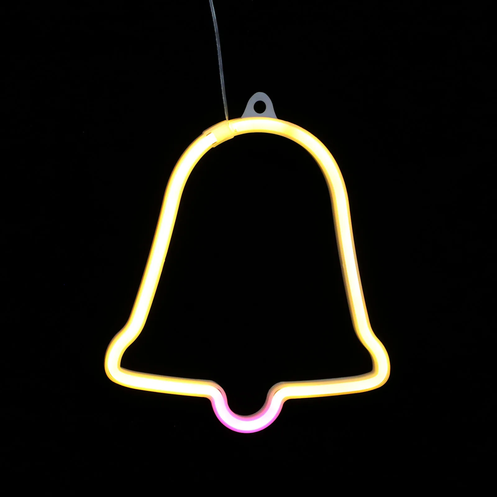 LED Christmas Bell Light Creative Modelling Lamp Comfortable Light No Harm to Eyes Environmental Friendly Dual-Use USB