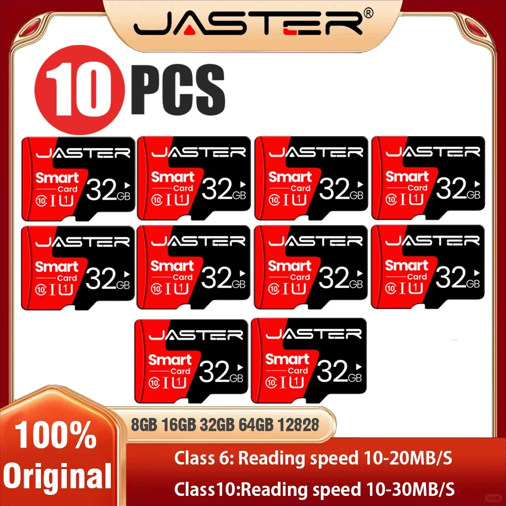 10 PCS LOT Original Memory Card 128GB Mini SD Card 64GB 32GB 8GB Class 10 High Speed Micro TF Cards For Phone/PC Storage Devices