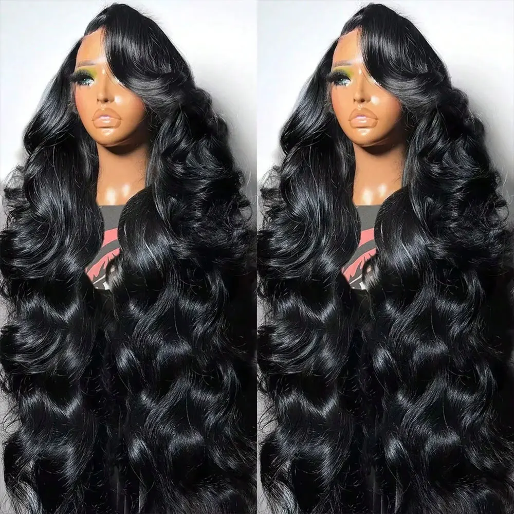 

40 Inch 13x4 13x6 HD Body Wave Lace Front Wig Pre Plucked Loose Wave Lace Frontal Wig 100% Human Hair Wigs For Black Women