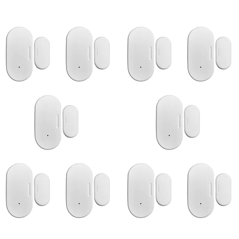 

【B74A】10X Tuya Zigbee Door And Window Sensor Smart Automation Security Protection Smartlife APP Alarm Remote Real-Time Push