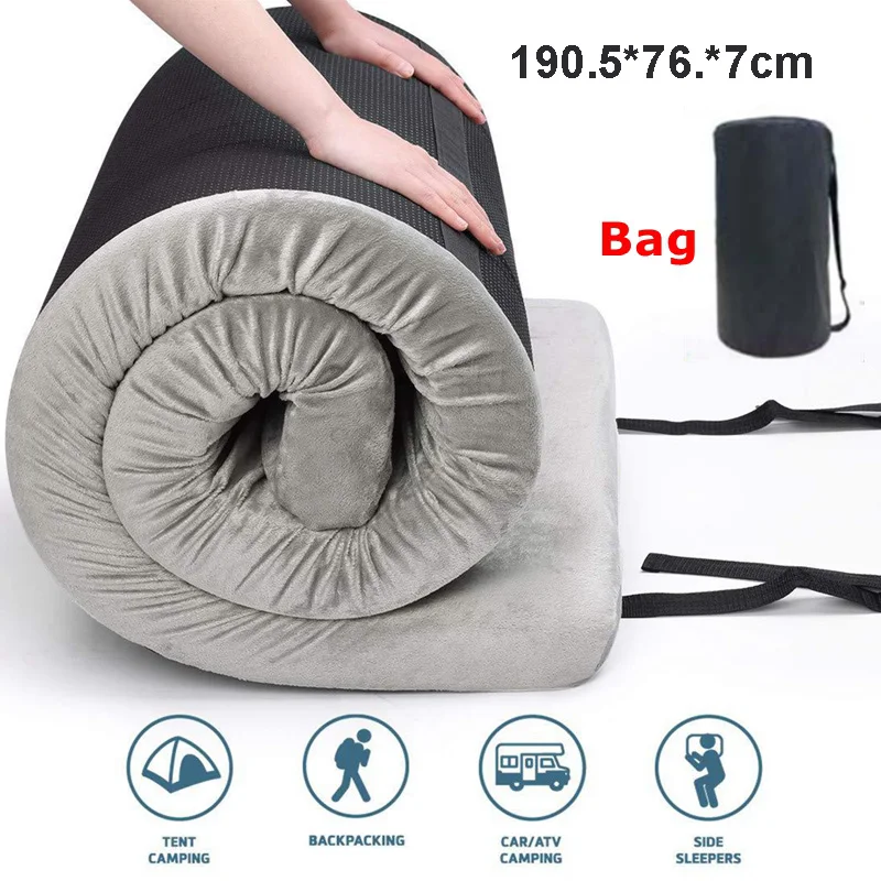 Wholesale Car Camping Mattress Double Layer Soft Velvet Tent Car Camping Pads Bed Tourist Lazy Sofa Indoor Cushion