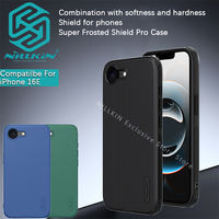 Nillkin For iPhone 16E Case Super Frosted Shield Pro Case Hard shock resistant phone case protective cover For iPhone 16e