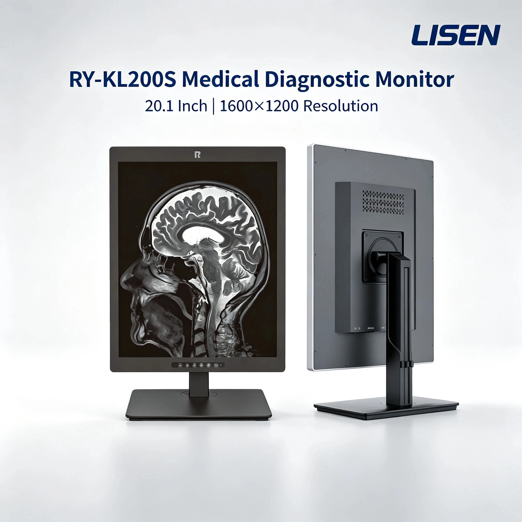 20.1-Inch 2MP High-Definition 4:3 Medical LCD Monitor With DP/DVI Interfaces New Clinical Display For Desktop Use