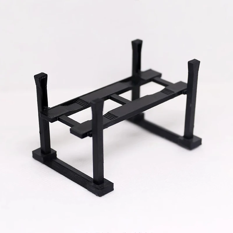 1Set 3D Printed Four-pillar Vehicle Lift for 1/64 Scale Alloy Car Model Adjustable Display Rack Simulation Parking Lot DIY Parts