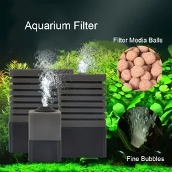 Bio Sponge Filter for Aquarium Fish Tank Shrimp Pond Air Pump Biochemical Ball Filtration Noiseless Foam aquarium accessories