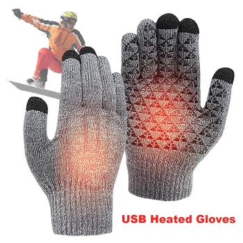 Gants chauffants USB pour moto, vélo, écran tactile, randonn...