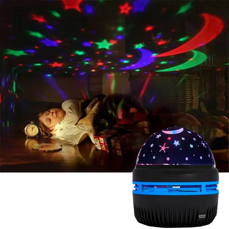 Star Projector, Galaxy Projector, Water Ocean Wave Projector For Bedroom Night Light Room Decor With 7-Colors Party Decoration