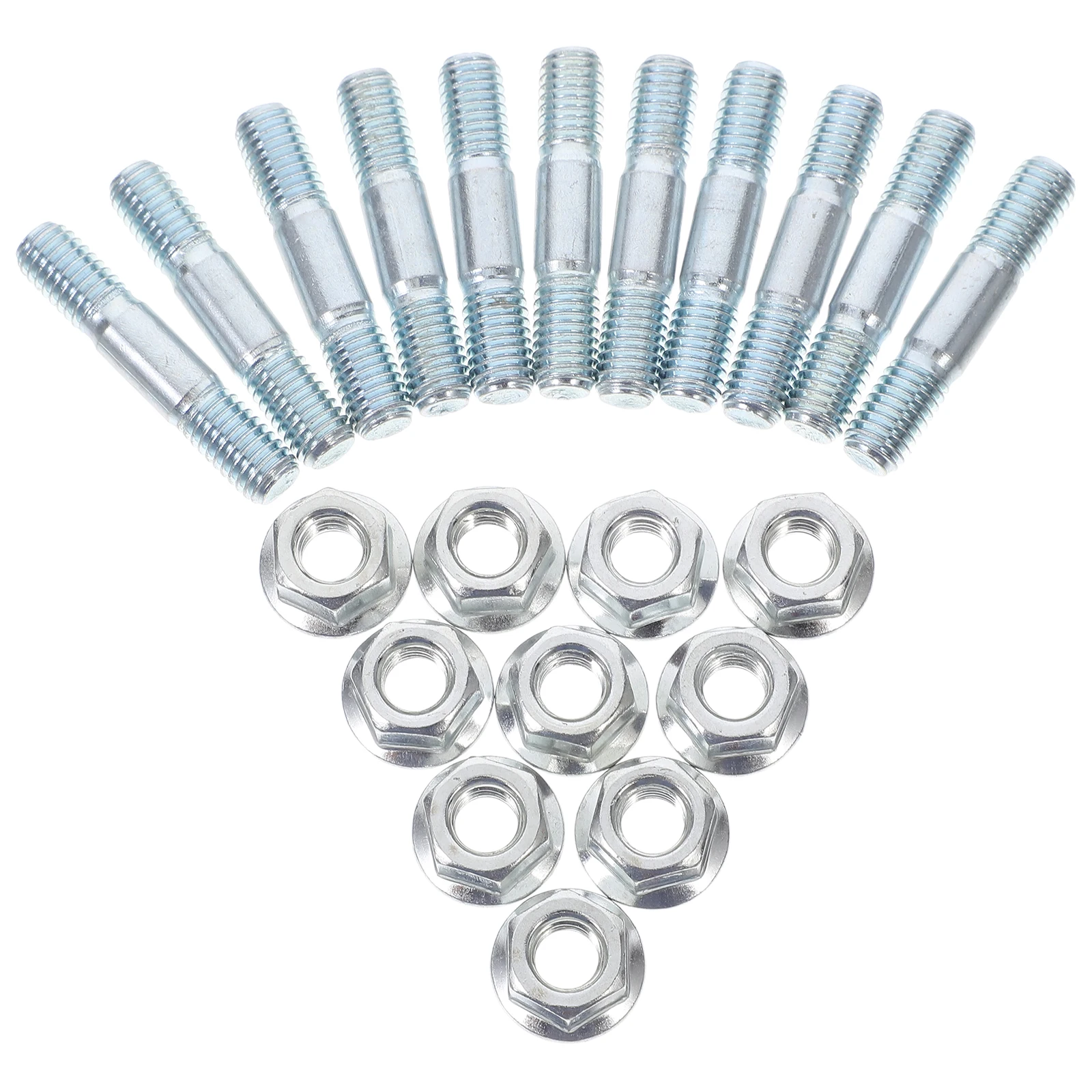 

15 Sets Double Headed Nuts for Chainsaw Brake Plate Guide Bar Iron Fasteners Universal Replacement Accessories for Chain