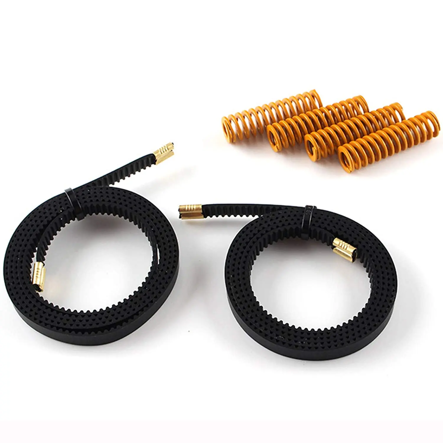 

Opened-Loop Timing Belt Rubber GT2 X Axis 765X6mm Y Axis 720x6mm Belt with 4Pcs Hot Bed Springs for Creality Ender 3