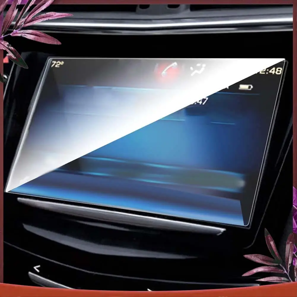 

Durable For 2014-2019 Cadillac ATS CUE 8-Inch Car GPS Navigation Touch-Screen Center Display Tempered Glass Protector Film