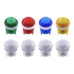 SJ@JX Arcade 28mm LED Push Button Keyboard MX Microswitch Screw-in Type Button