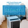 ポータブルエアコン 8000 BTU、3-In-1 AC 冷却ユニット、2 スピード、24 時間タイマー、低ノイズ、部屋オフィス用の迅速な設置 3