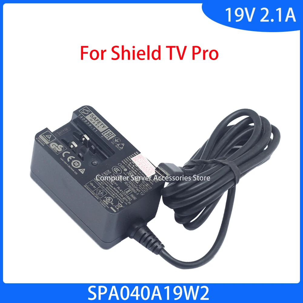 Not Brand New for Shield TV Pro Media Server AC Adapter Power Supply SPA040A19W2 19V 2.1A No Plug Adapters Charger Original