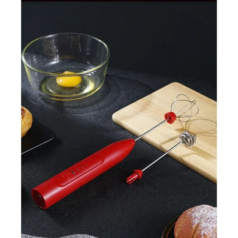 Handheld Stirrer Kitchen Gadgets Electric Milk Frother Kitchens Accessories Egg Whisk Manual Egg Beater Electric Portable Mixer