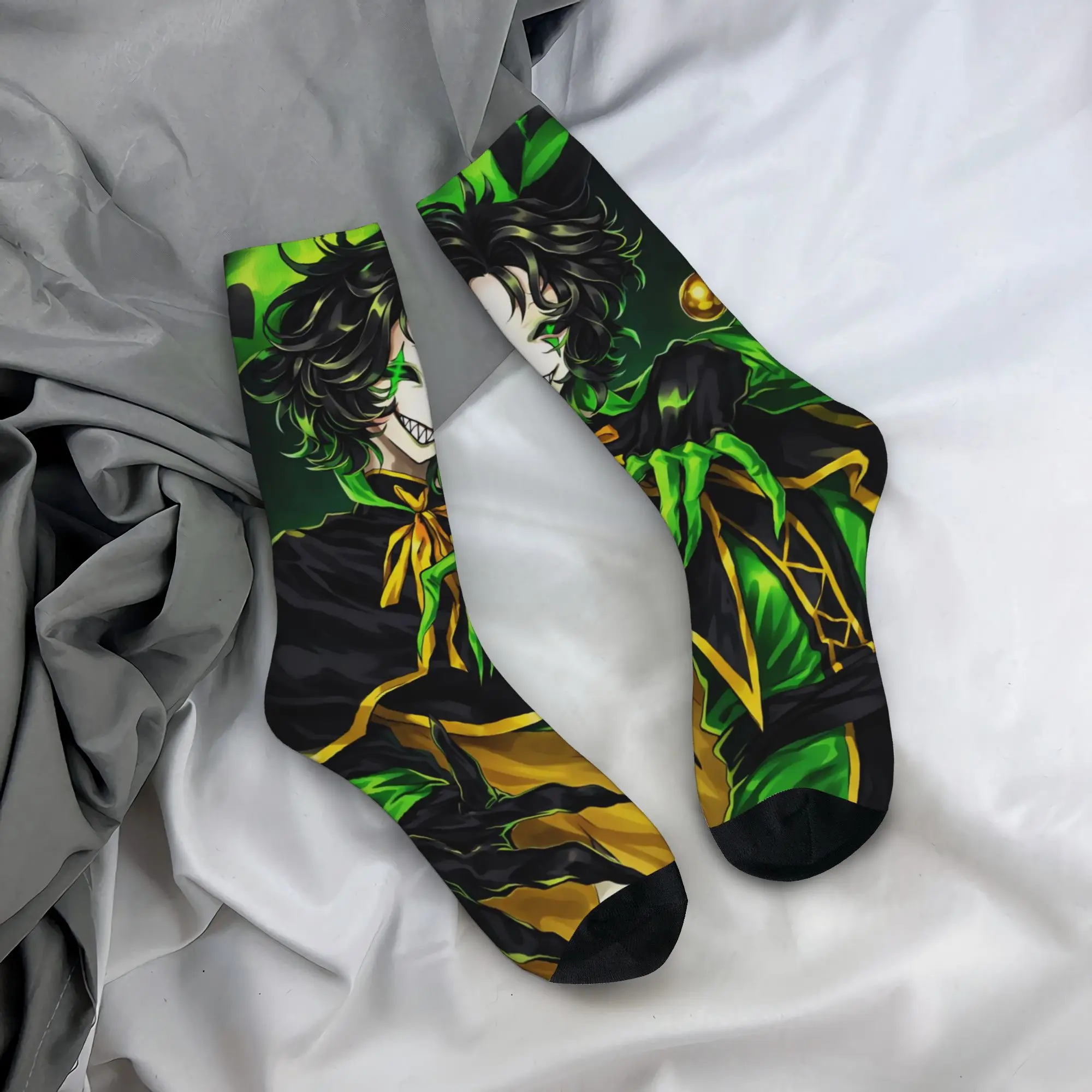 Winter Warm Crazy Design Women Men The F-Freak Circus Harlequin Socks  Non-slip Middle Tube Socks