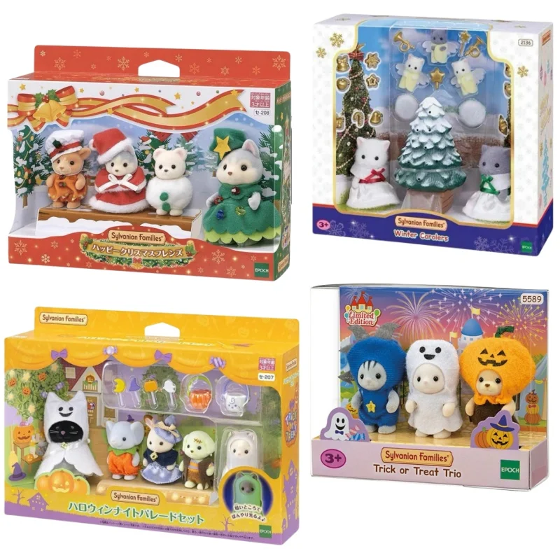 

Anime New Sylvanian Figures Baby Series Figures Kawaii Halloween Cute Decoration Christmas Gift Families For Kids Toys