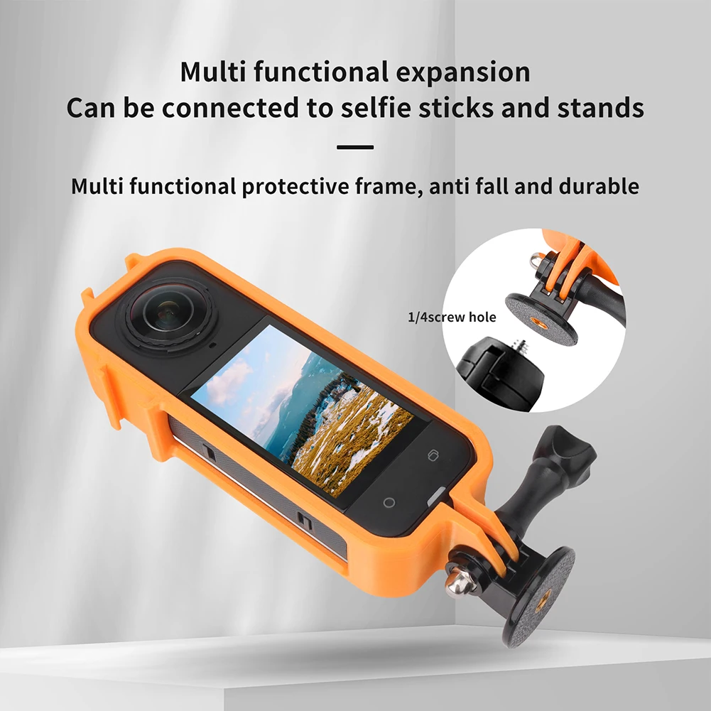 Рамка расширения, защитный чехол для Insta360 X5, быстросъемная защитная клетка для кроликов, рамка экшн-камеры, расширительный кронштейн