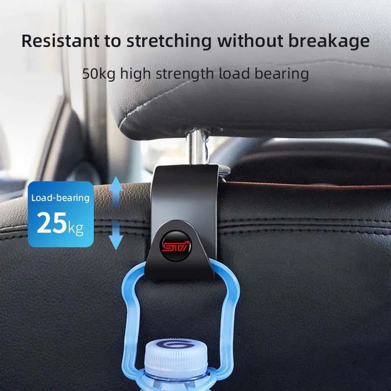 Car Seat Headrest Hook Auto Back Seat Organizer Hanger For Subaru Impreza Legacy WRX STI BRZ XV WRC Forester Crosstrek Outback