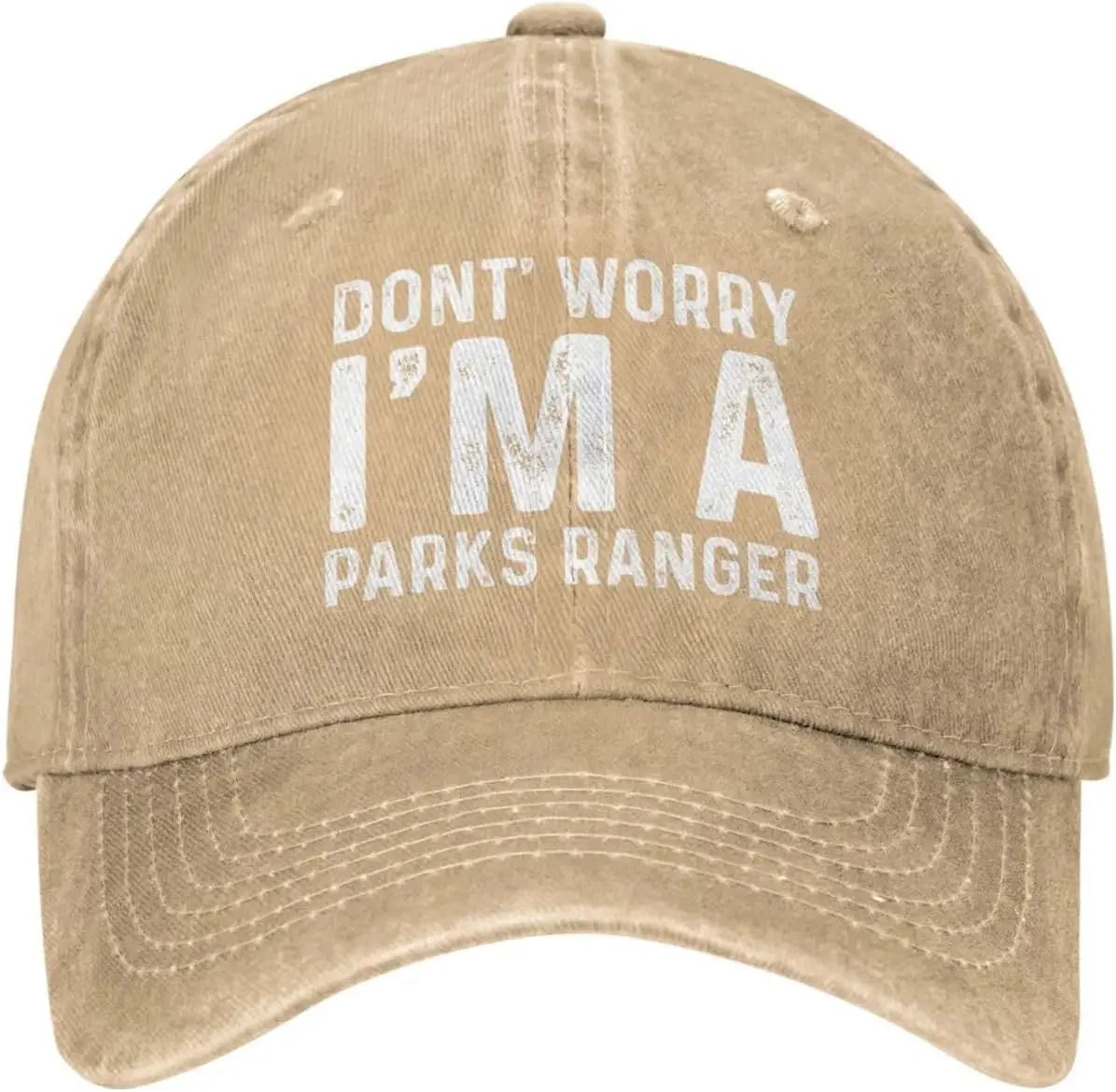 Dont' Worry I'm A Parks Ranger Hat for Women Dad Hat Adjustable Hats