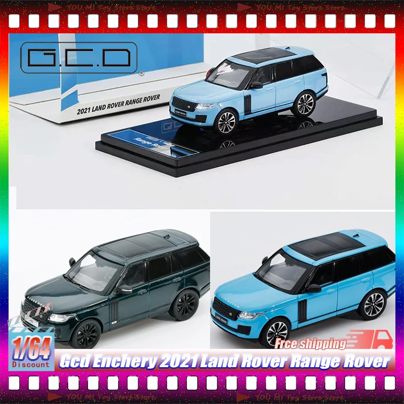 

New 1:64 Gcd Enchery 2021 Land Rover Range Rover - Iron Bottom - Rubber Tyre - Simulated Alloy Miniature Die-Cast Car Model Toys