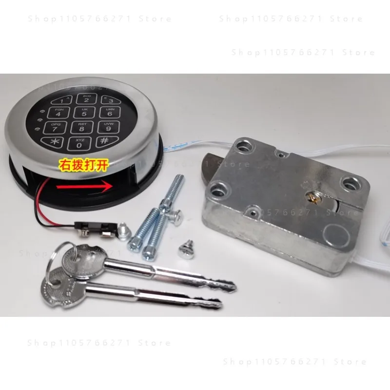 High security light up electronic digital safe lock,emergency key