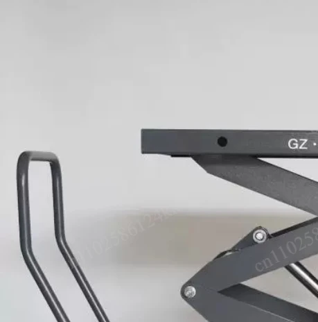 Multifunctional Hydraulic Lifting Cart, Engine Gearbox Mobile Scissor Lift Table with 4 Wheels for Auto Repair Workshop