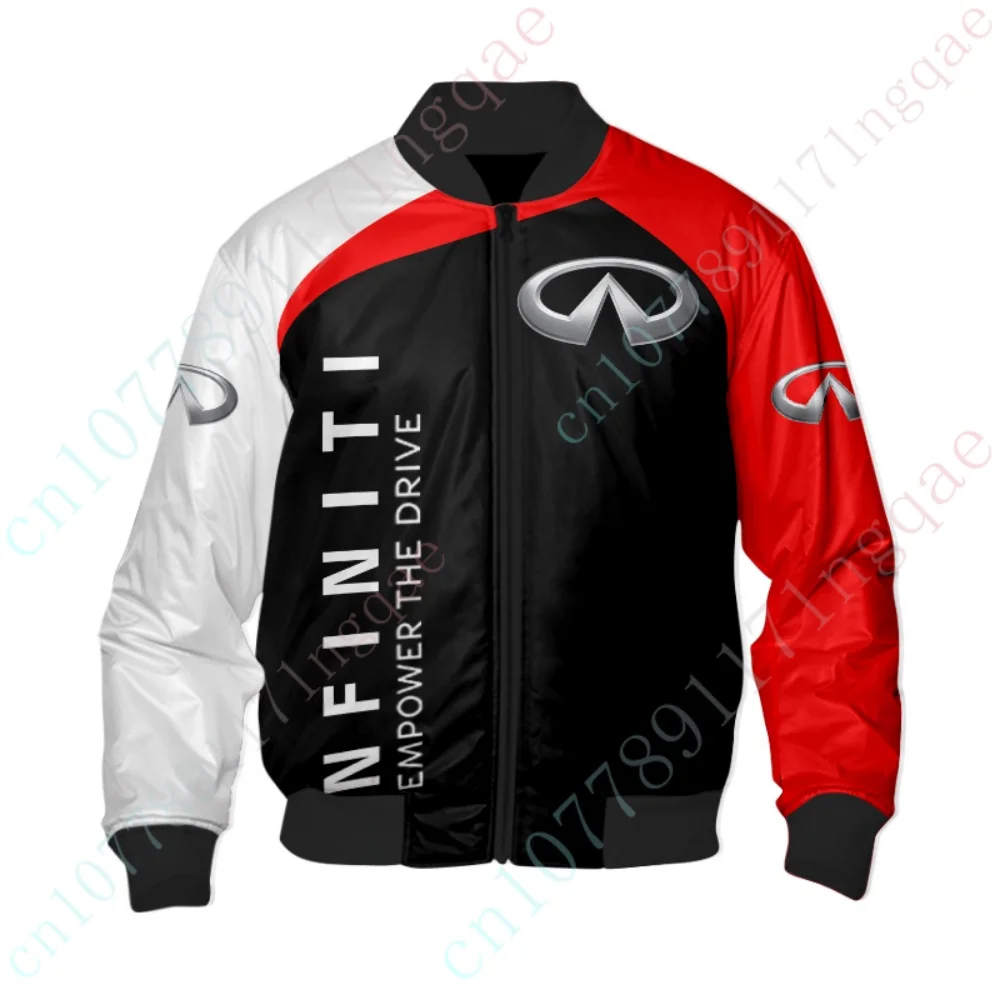 

Infiniti Jackets For Men's Clothing Lightweight Bomber Jacket Harajuku Baseball UniformHip Hop Windbreaker Streetwear Thick Coat