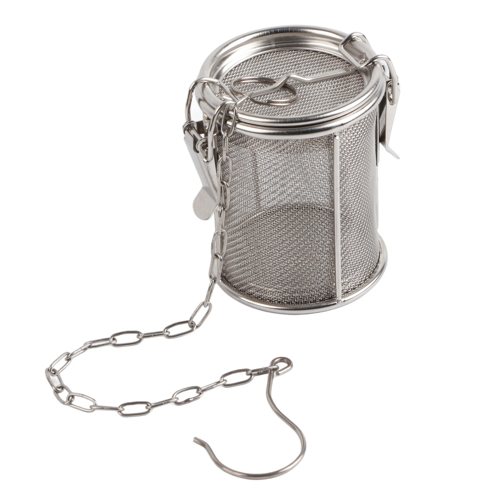 8*10cm Stainless Steel Tea Ball Strainer Soup Seasonings Seperation Basket Spice Filter