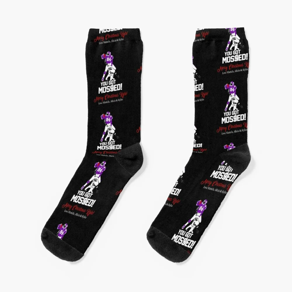 Randy Moss Over Charles Woon You Got Mossed Socks Women'S Warm Socks Men'S Cycling Socks