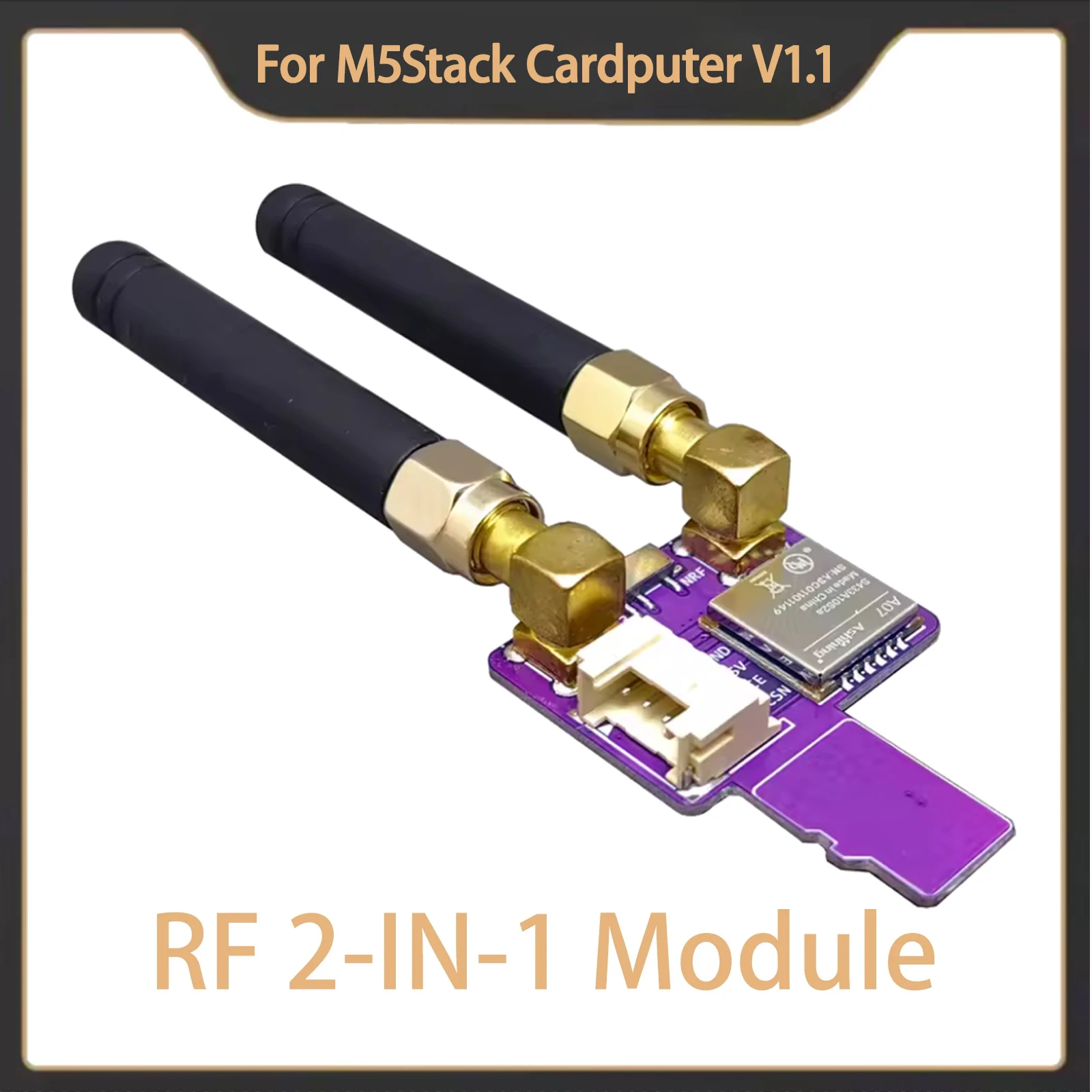 RF 2-IN-1 Devboard for M5Stack Cardputer, Plug-and-Play Grove Port, Supports Bruce Firmware