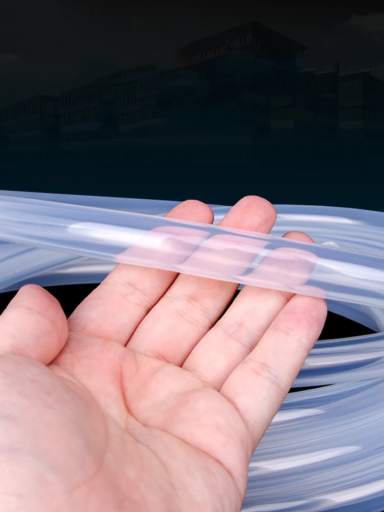 Food Grade Clear Transparent Silicone Tube Hose 2 4 6 8 10 12 16 20mm Flexible Nontoxic for Fish Tank Water Pump Water Dispenser