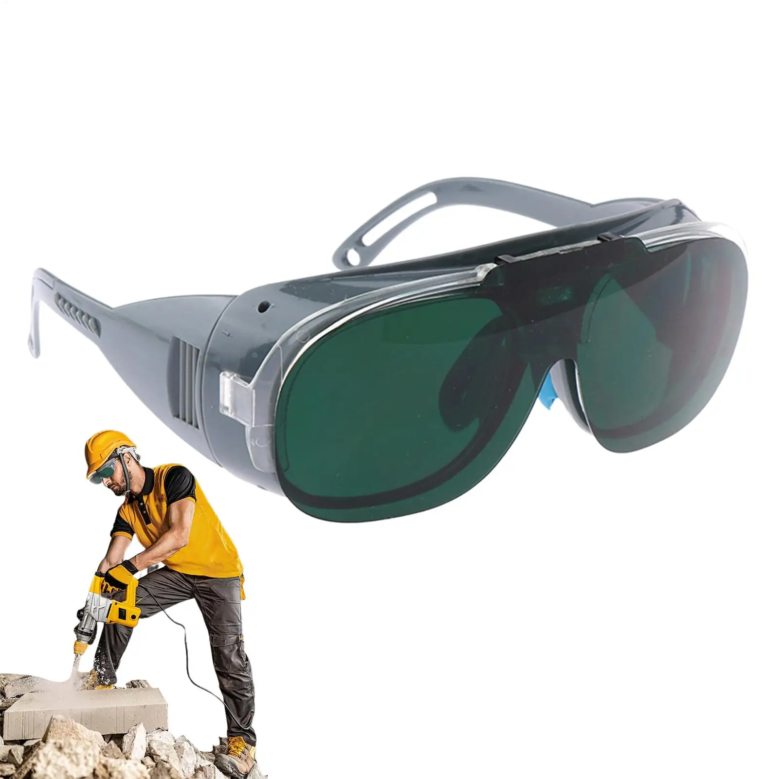 Anti-shock, Anti-splash Welding Safety Glasses Men Welding Brazing Protective Glasses Welder Safety Eye Protection Goggles Tool