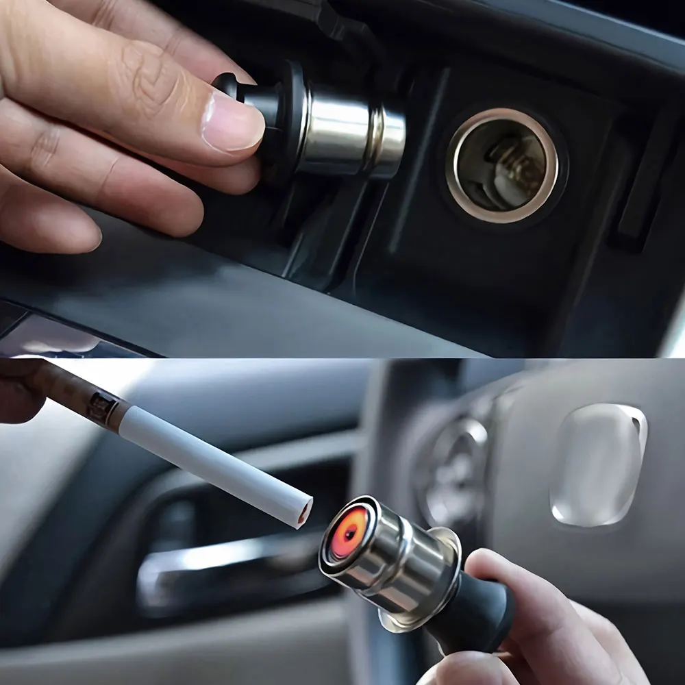 Car Metal Windproof Cigarette Lighter Power Socket Accessories For Volkswagen GTI VW R Line Beetle Jetta Polo Golf Passat Tiguan