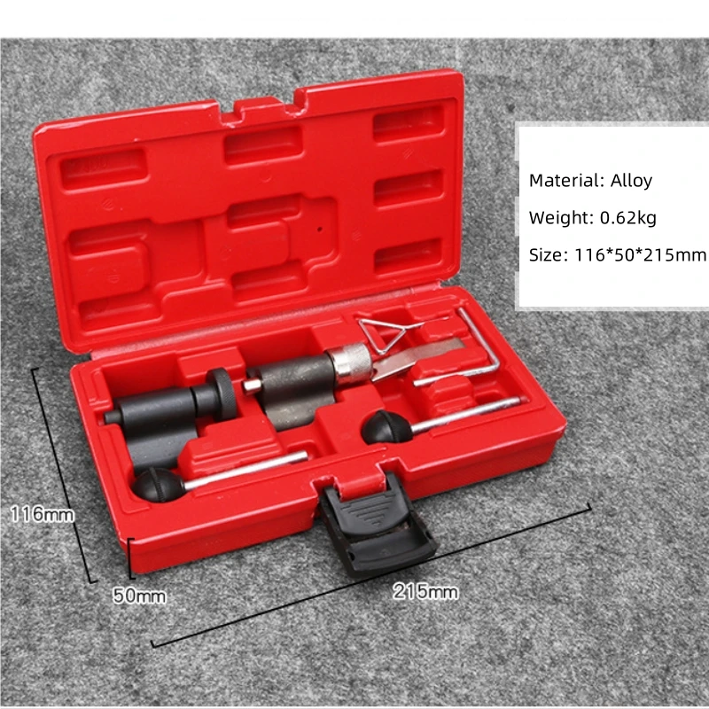 7 pcs Timing Tool Audi Common Rail Pump Nozzle Timing Belt Change Tool 1.2,1.4,1.9,2.0TDI General Diesel Engine Timing