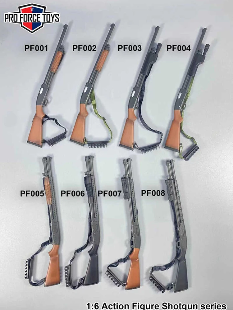 Proforce toys PF001-PF008 8 Arten 1/6 Maßstab Mini statische Waffe Modell Pistole Spielzeug Szene Zubehör für 12 "Figur Dekoration