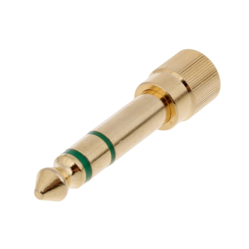 1 szt. Wtyk 6.5 6.35mm wtyk męski do 3.5mm złącza żeńskiego wzmacniacz słuchawkowy mikrofonu Adapter Audio przetwornika AUX 6.3 3.5mm