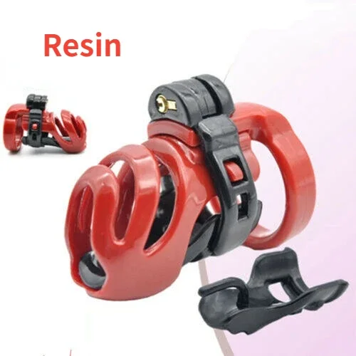 Natural Resin 3D Male PA-hook Chastity Cage Men Chastity Lock Device Penis Sleeve Bdsm Sex Toys for Men Sexy Product