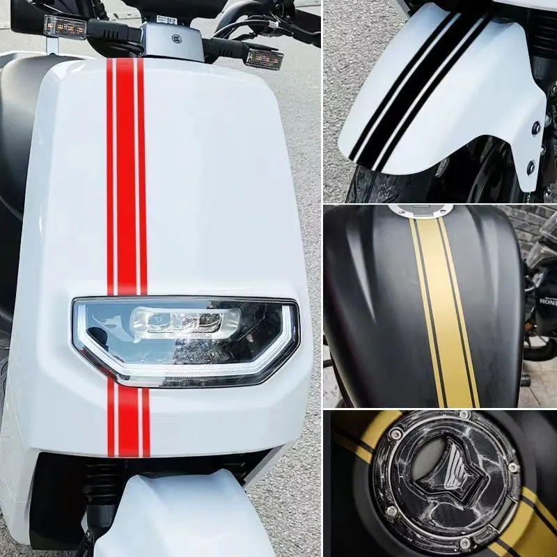

50CM Motorcycle Car Stickers Fuel Tank Cowl Vinyl Waterproof Stripe Pinstripe Decal Sticker Motocross Moto Styling Decorations