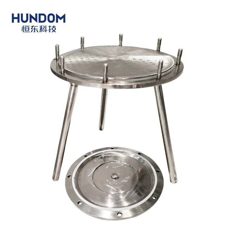 Stainless steel sanitary food processing micro filter  flat liquid small flow and low capacity filtration equipment